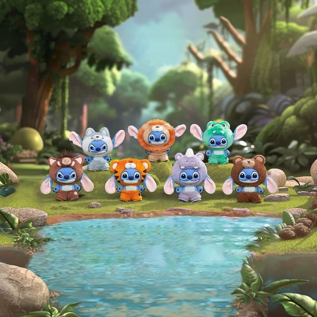 TOPTOY - Disney Stitch & Lilo - Wild Animal Series Vinyl Plush