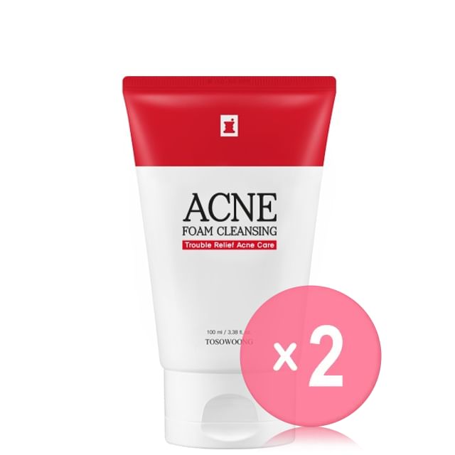 TOSOWOONG-Acne Foam Cleansing 2pcs Bundle Set