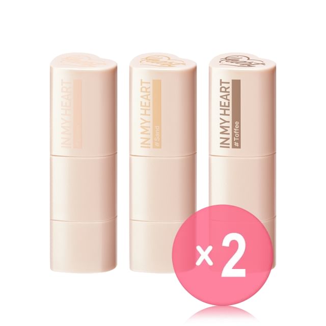 touch in SOL-In My Heart Stick Foundation - 3 Colors 2pcs Bundle Set