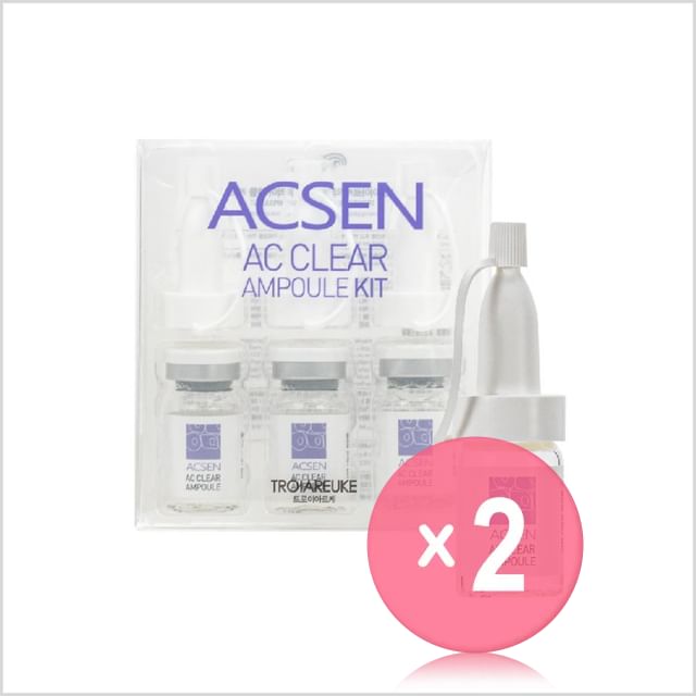 TROIAREUKE-ASCEN AC Clear Ampoule Kit 2pcs Bundle Set
