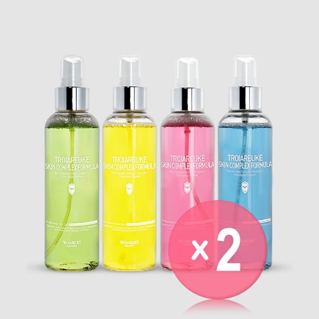 TROIAREUKE-H Healing Cocktail Ampoule Set LARGE - 4 Types 2pcs Bundle Set