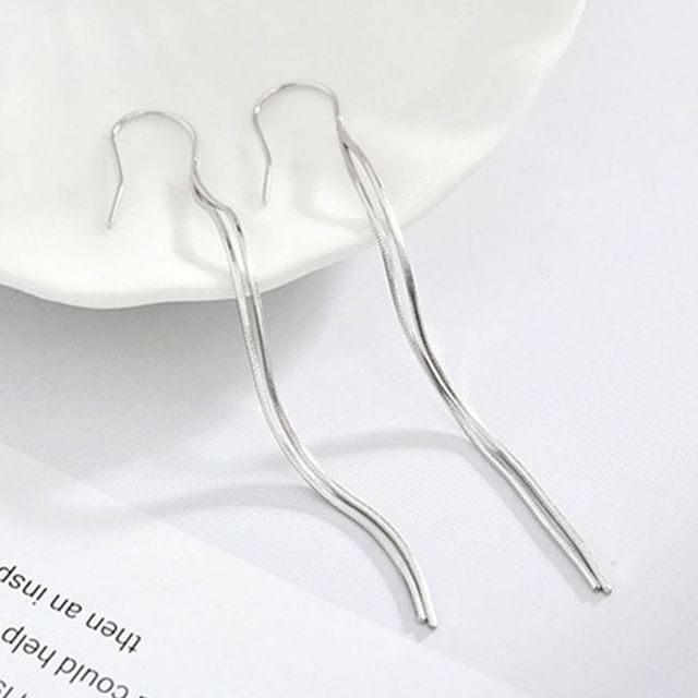 True Glam-925 Sterling Silver Threader Earring