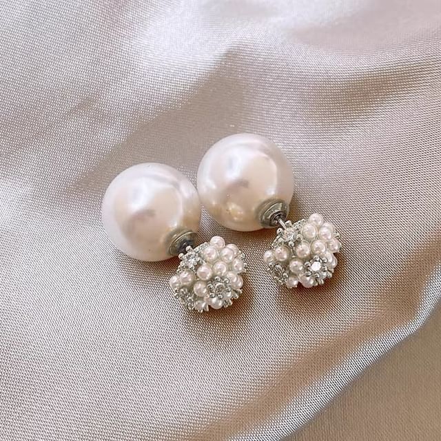 True Glam-Beaded Stud Earring