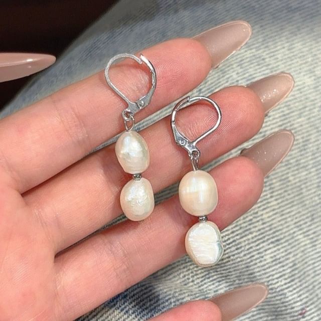 True Glam-Faux Pearl Dangle Earring