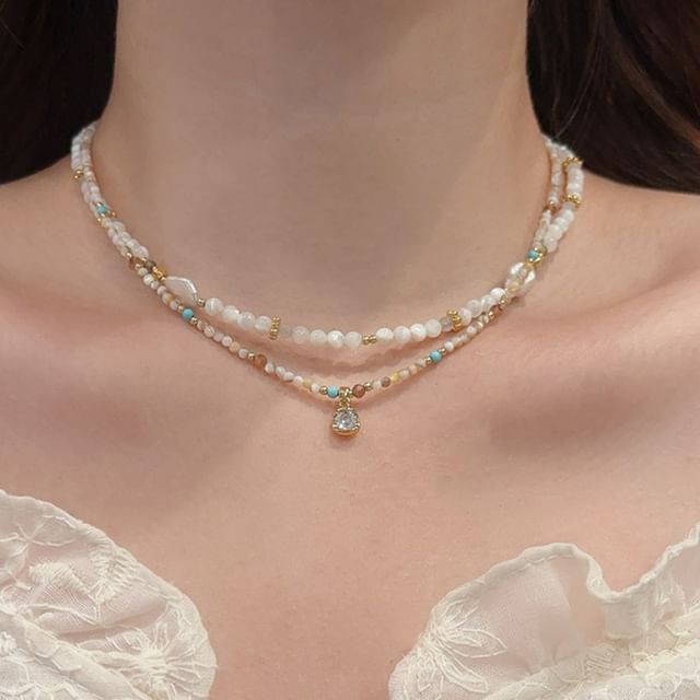 True Glam-Faux Pearl Necklace