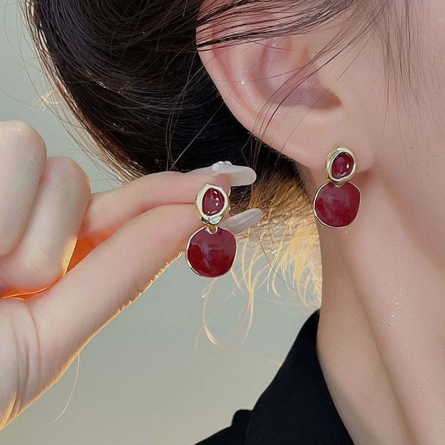 True Glam-Irregular Alloy Drop Earring