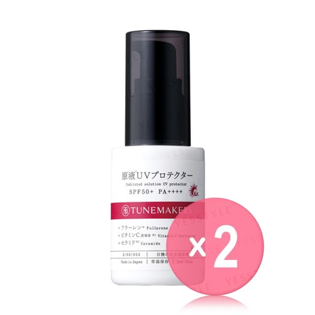 TUNEMAKERS-Undiluted Solution UV Protector SPF 50 PA 2pcs Bundle Set