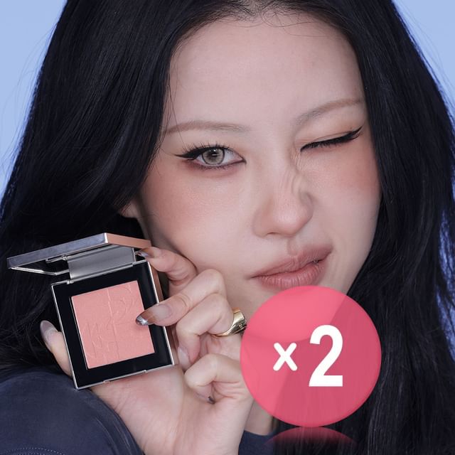 TWO SLASH FOUR-All Over Face Blush - 9 Colors 2pcs Bundle Set