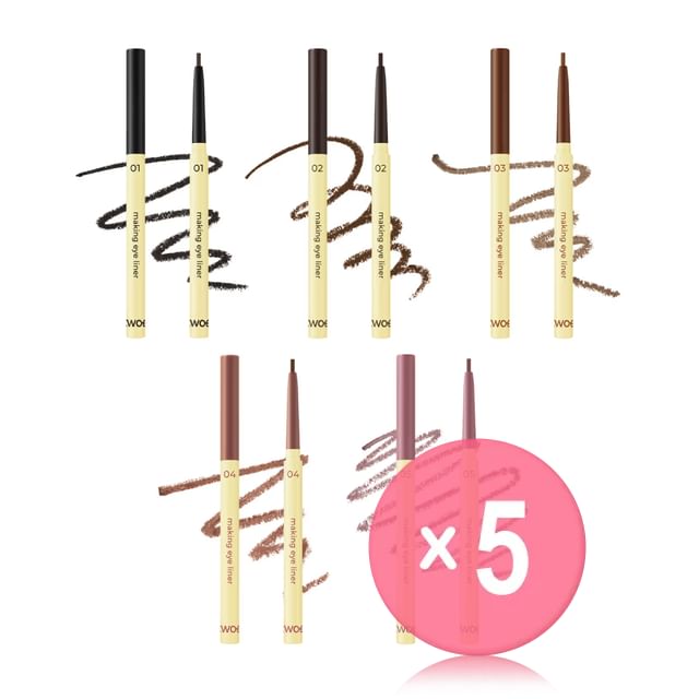 twoedit-Making Eye Liner - 5 Colors 5pcs Bundle Set