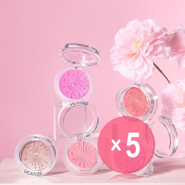 UCANBE-Baked Glow Blusher - 5 Colors 5pcs Bundle Set