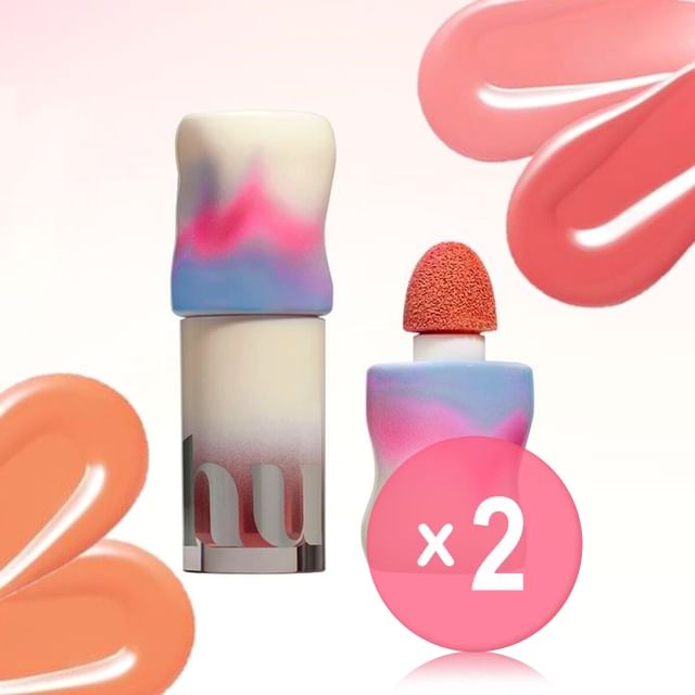 Uhue-Multi-Use Airy Liquid Makeup Blusher - 5 Colors 2pcs Bundle Set