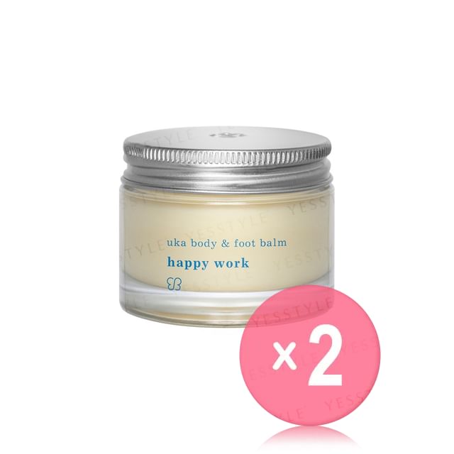 uka-Happy Work Body Foot Balm 2pcs Bundle Set
