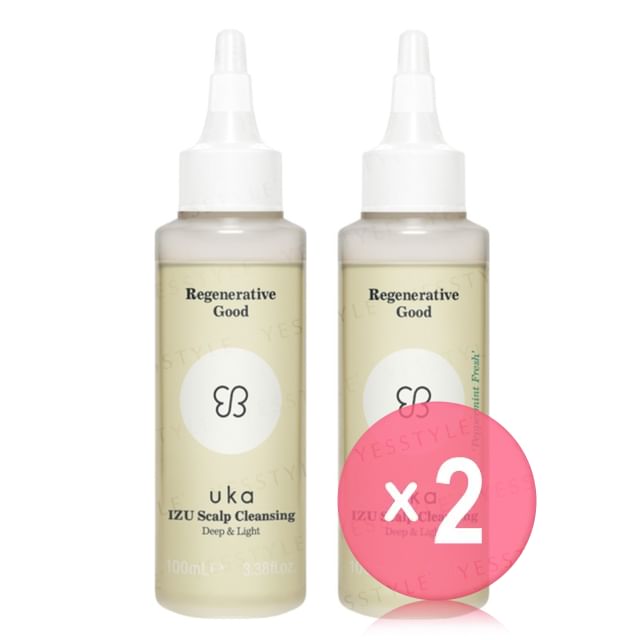 uka-IZU Scalp Cleansing Deep Light 2pcs Bundle Set