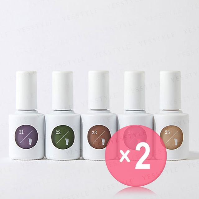 uka-Pedicure Study Nail Color 2pcs Bundle Set