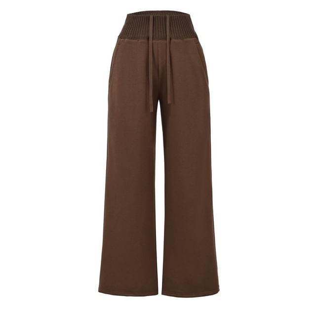 Ulark-Mid Rise Plain Baggy Sweatpants