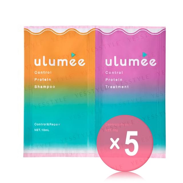 ulumee-Control Protein Shampoo Treatment Trial Set 5pcs Bundle Set
