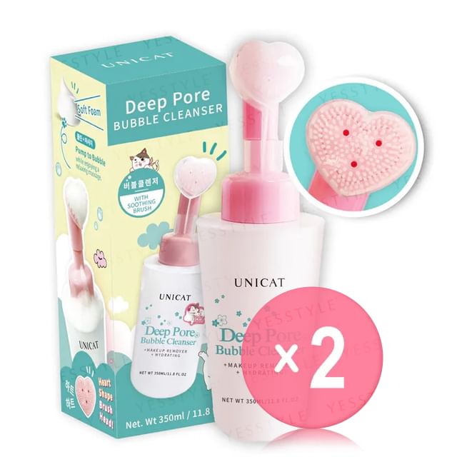 UNICAT-Deep Pore Bubble Cleanser 2pcs Bundle Set