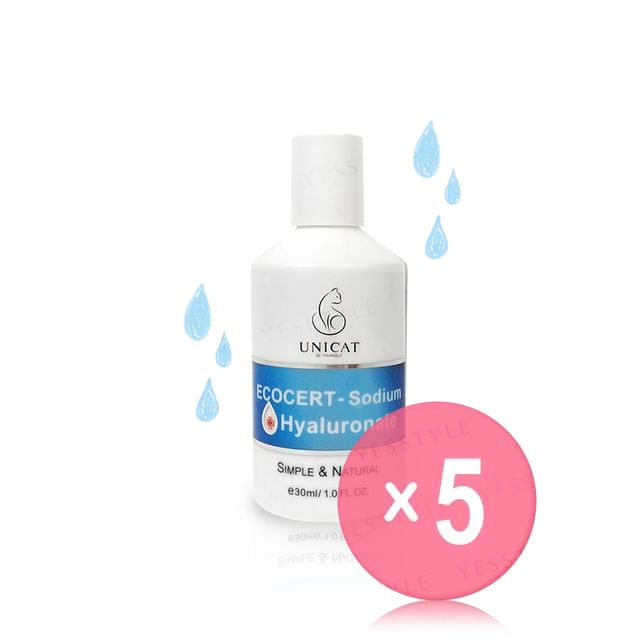 UNICAT-Ecocert-Sodium Hyaluronate Essence 5pcs Bundle Set