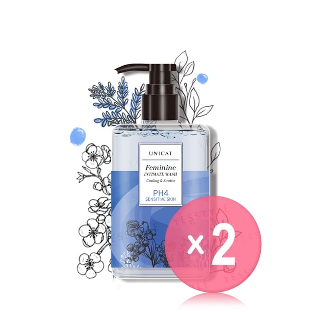 UNICAT-Feminine Intimate Wash Cassis Perfume 2pcs Bundle Set