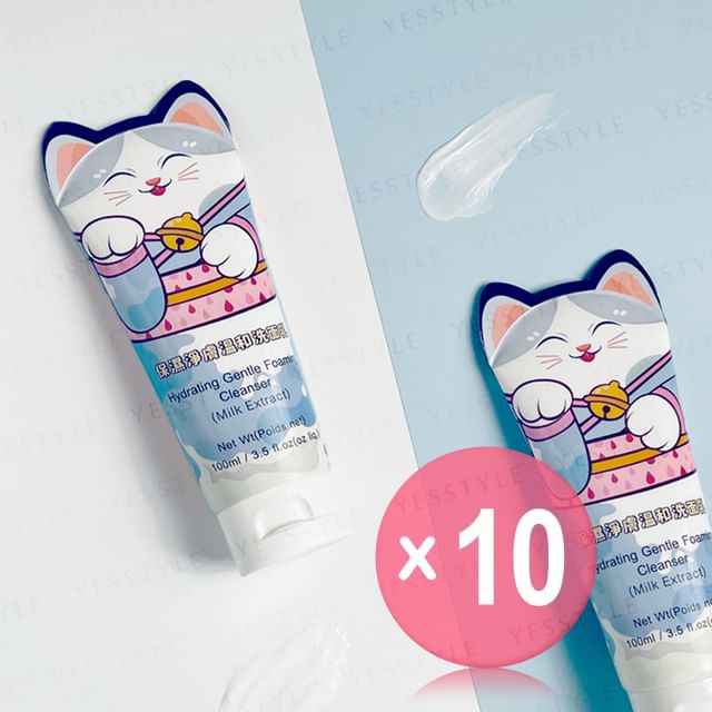 UNICAT-Milk Extract Hydrating Gentle Foaming Cleanser 10pcs Bundle Set