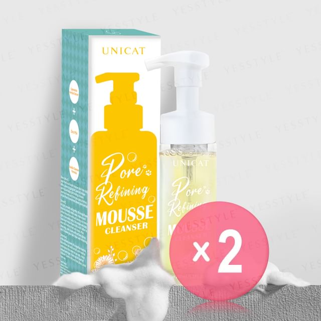 UNICAT-Pore Refining Mousse Cleanser 2pcs Bundle Set