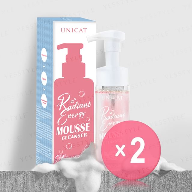 UNICAT-Radiant Energy Mousse Cleanser 2pcs Bundle Set
