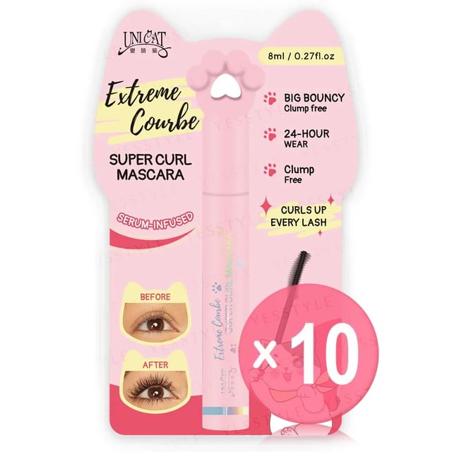 UNICAT-Super Curl Mascara 10pcs Bundle Set