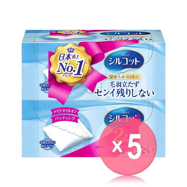 Unicharm-Silcot Velvety Touch Cotton Pad 5pcs Bundle Set
