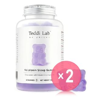 Unichi-Teddi Lab Melatonin Sleep Gummy 2pcs Bundle Set