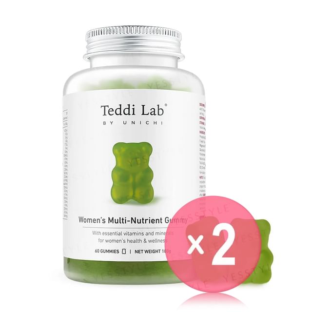 Unichi-Teddi Lab Womens Multi-Nutrient Gummy 2pcs Bundle Set