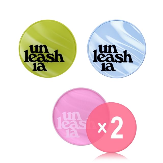 UNLEASHIA-Cushion Case Only - 3 Types 2pcs Bundle Set