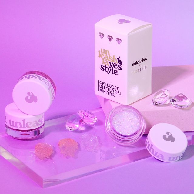 UNLEASHIA-Get Loose Glitter Gel Mini Trio YesStyle Exclusive Set - Gel à paillettes