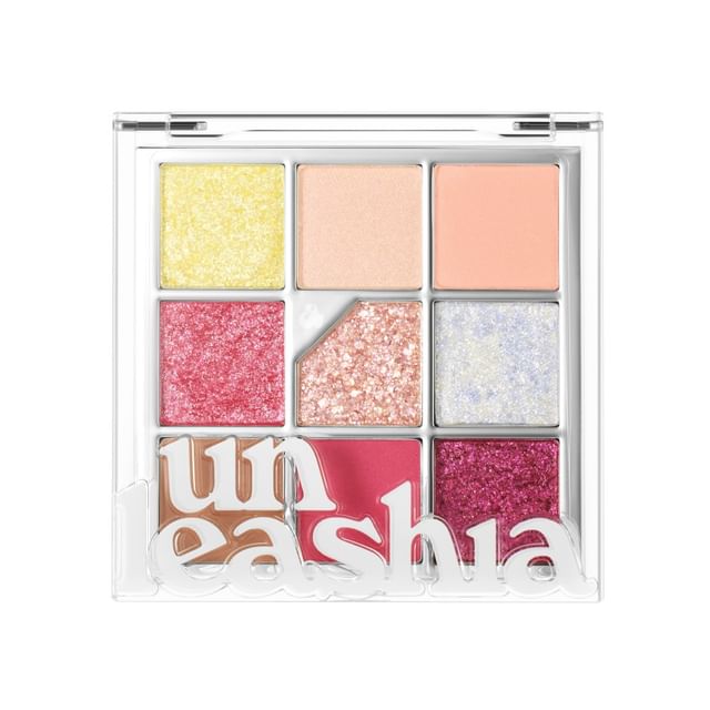 UNLEASHIA-Glitterpedia Eye Palette - 9 Types-N7 All Of Peach Ade