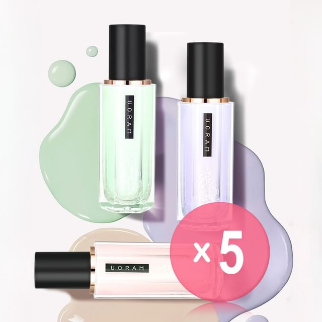 UORAM-Luminous Translucent Moisturizing Primer - 3 Colors 5pcs Bundle Set