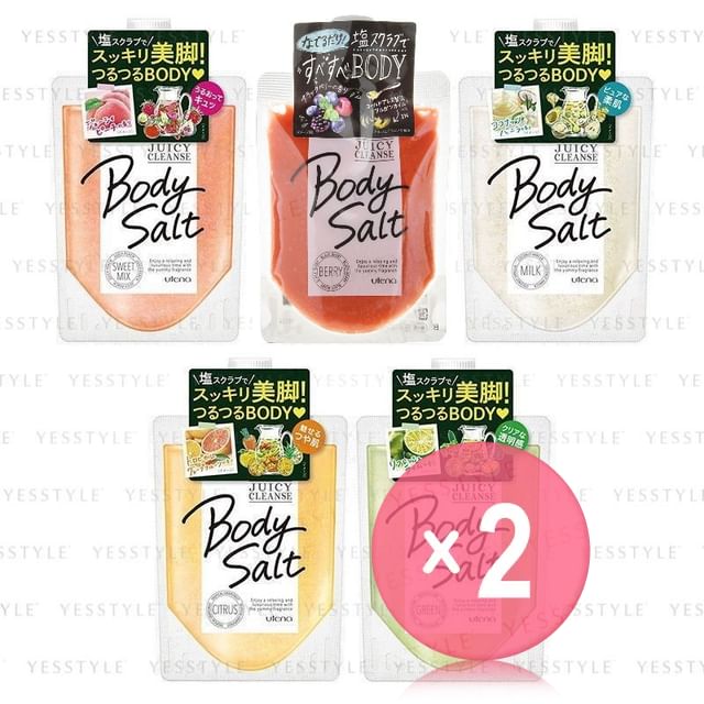 Utena-Juicy Cleanse Body Salt 2pcs Bundle Set