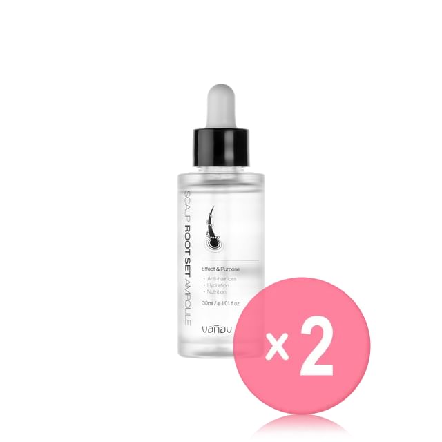 vanav-Scalp Rootset Ampoule 2pcs Bundle Set
