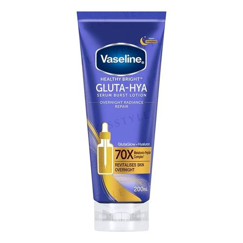 Vaseline - Healthy Bright Gluta-Hya Serum Burst Lotion Overnight