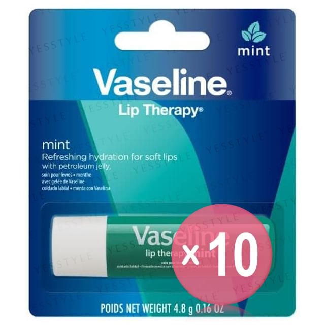 Vaseline-Lip Therapy Stick Mint 10pcs Bundle Set