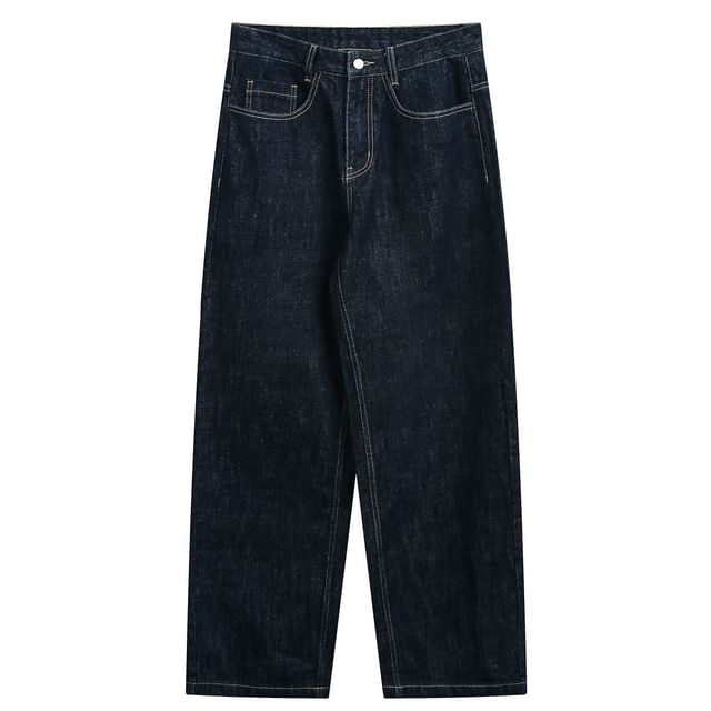 VEAZ-Mid Rise Straight Leg Jeans