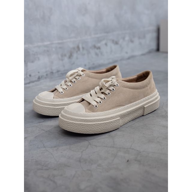 VEAZ-Suede Platform Sneakers