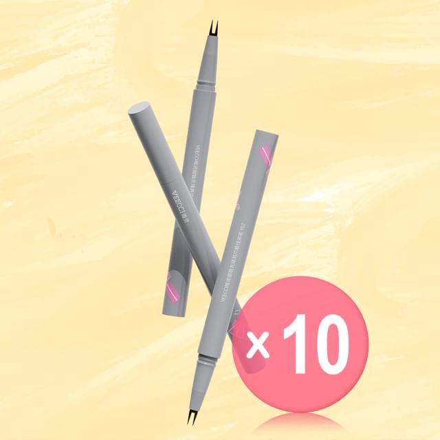 VEECCI-Delicate Two-Pronged Liquid Eyeliner - 3 Colors 10pcs Bundle Set