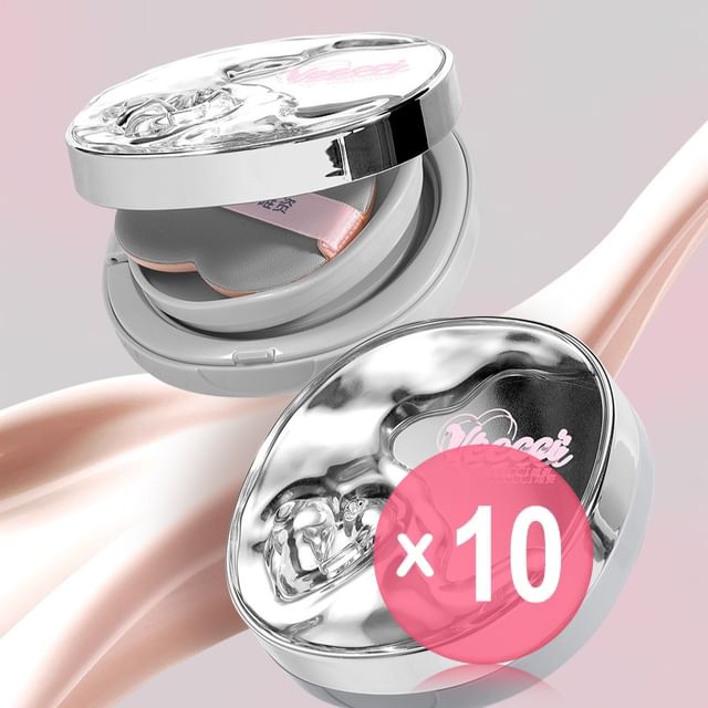 VEECCI-Essence Long-Lasting Air Cushion - 2 Colors 10pcs Bundle Set