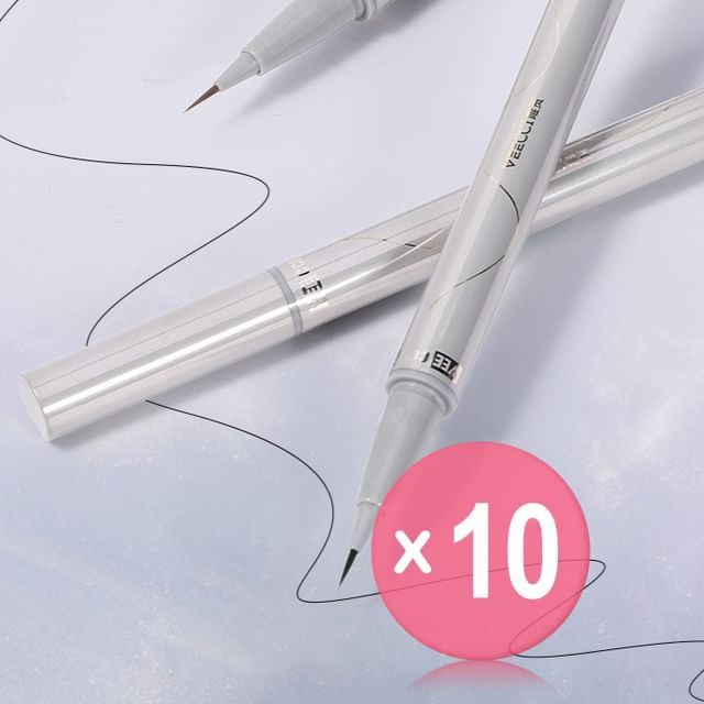VEECCI-Fine Line Liquid Eyeliner - 5 Types 10pcs Bundle Set