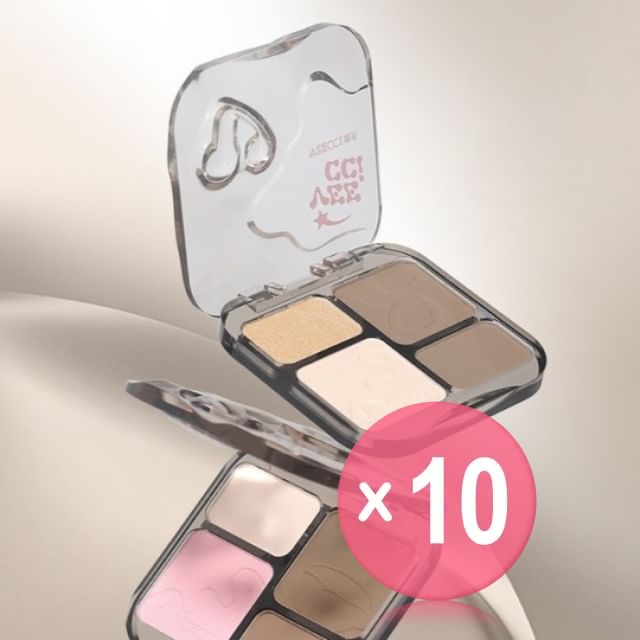 VEECCI-Freely Painted Highlighter Shading - 3 Types 10pcs Bundle Set