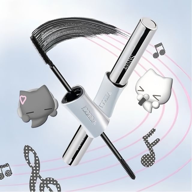 VEECCI-Note Pudding Edition Double-Ended Slim Curling Mascara - 2 Colors