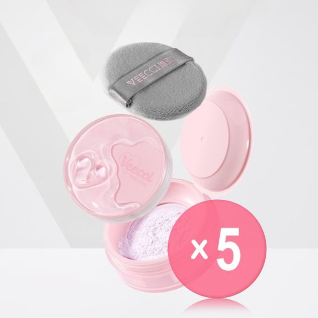 VEECCI-Oil Controlling Mist Soft Focus Setting Powder 5pcs Bundle Set