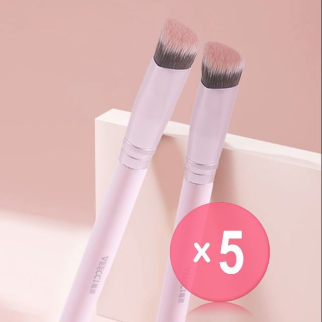 VEECCI-Triangular Iron Highlighting Brush 5pcs Bundle Set
