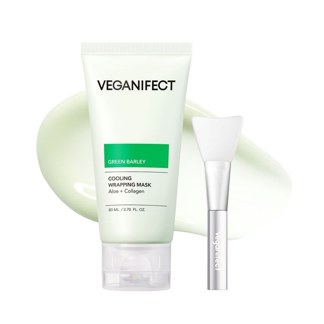 Verafect-Veganifect Green Barley Cooling Wrapping Mask