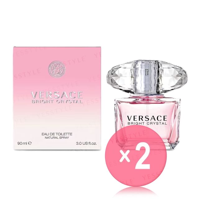 Versace-Bright Crystal Eau De Toilette 2pcs Bundle Set