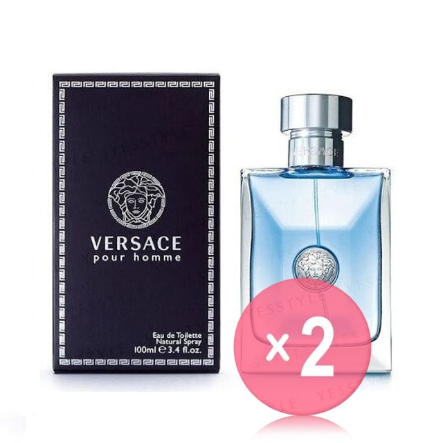 Versace-Pour Homme Eau De Toilette 2pcs Bundle Set